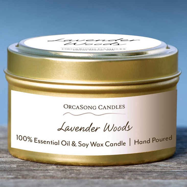 Lavender Woods Candle Travel Tin