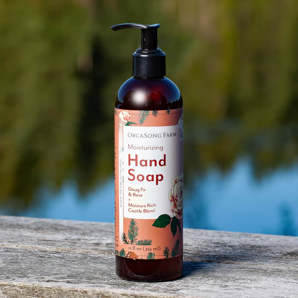 Doug Fir & Rose Moisturizing Hand Soap 12 oz