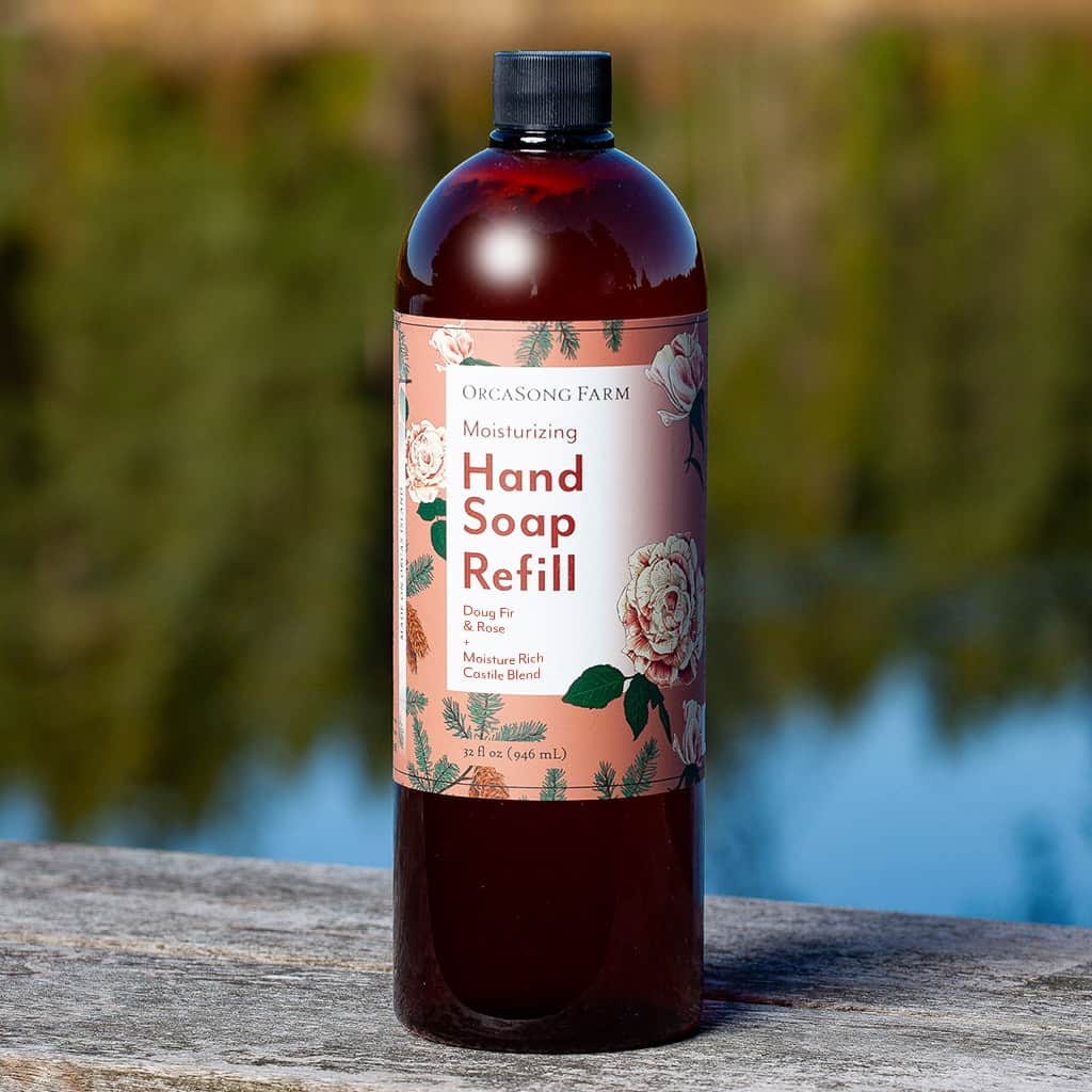 Doug Fir & Rose Moisturizing Hand Soap Refill 32 oz