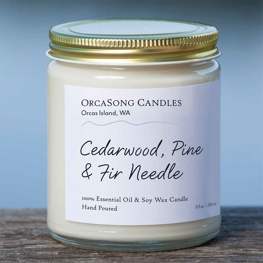 Cedarwood, Pine & Fir Needle Soy Candle