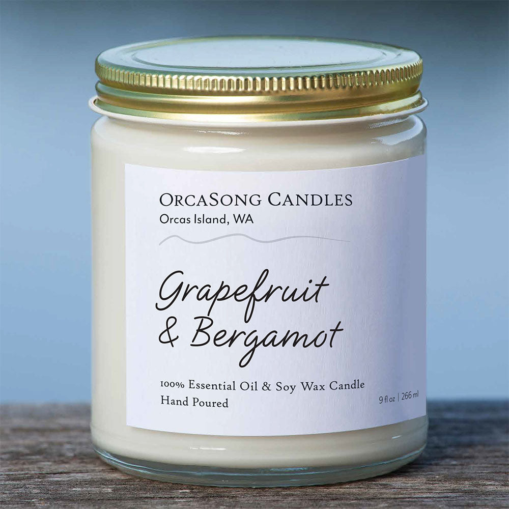 Grapefruit & Bergamot Soy Candle