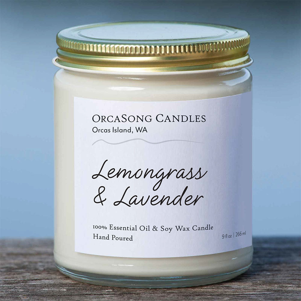 Lemongrass & Lavender Soy Candle