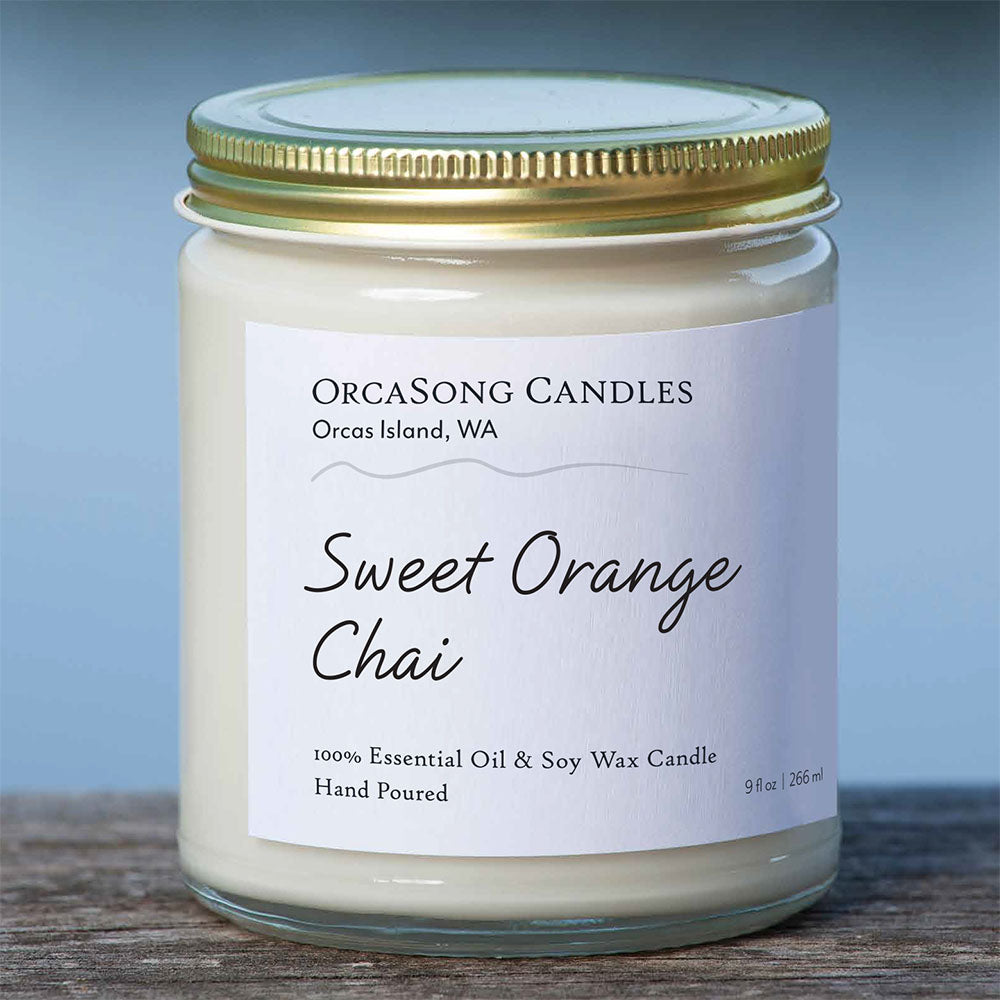 Sweet Orange Chai Soy Candle