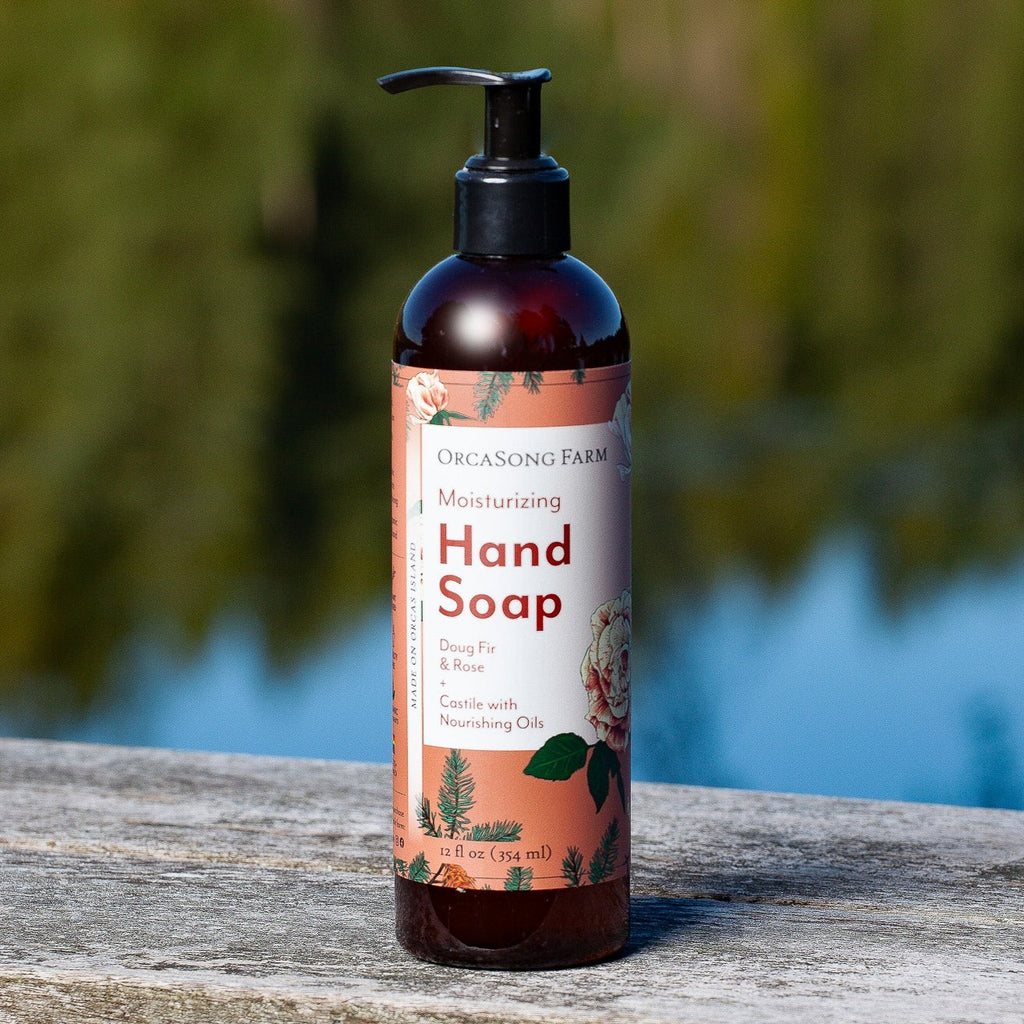 Doug Fir & Rose Moisturizing Hand Soap 12 oz