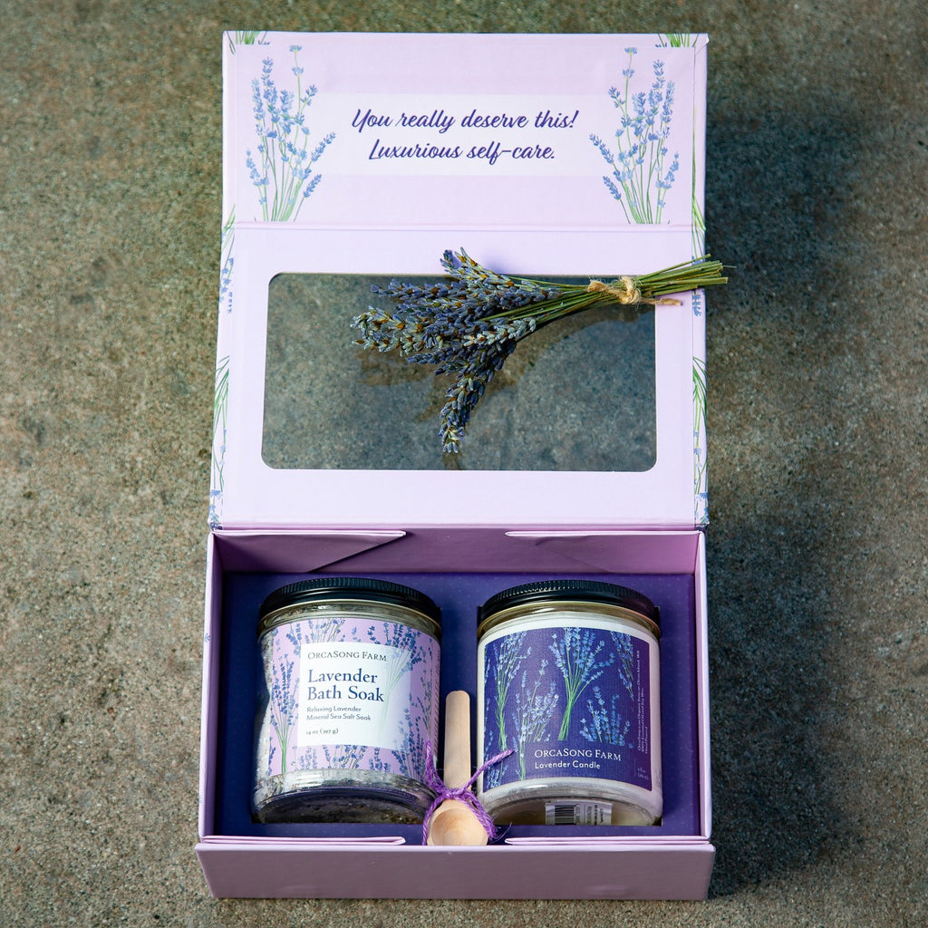 Luxurious Lavender Spa Bath Box