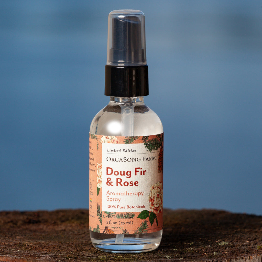 Doug Fir & Rose Aromatherapy Spray 2 oz