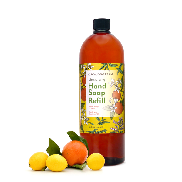 Orange Lemon Moisturizing Hand Soap Refill 32 oz